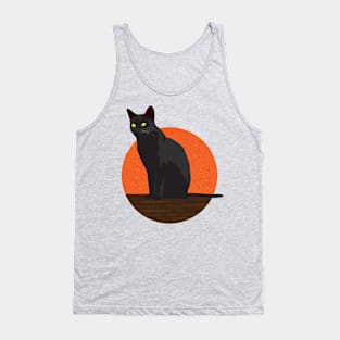 Black Cat Tank Top